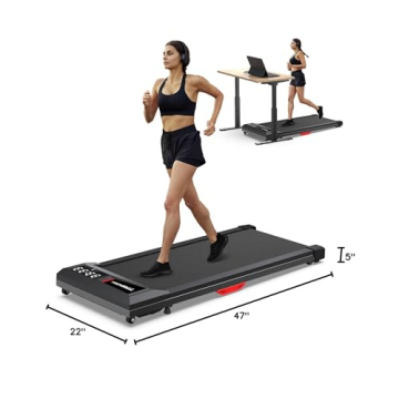 COZYINN Walking Pad Under Desk Treadmill 300lbs Capacity