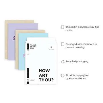 HAUS AND HUES Inspirational Wall Art Print Quotes - Set of 4 Motivational Art Prints Posters for Teen Girls Room | Positive Be Kind Wall Decor for Girls Bedroom Minimalist (Unframed, 8x10)