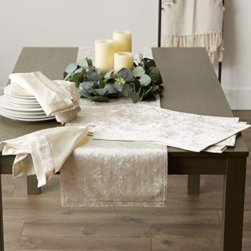 Elegant DII Velvet Table Runner for Dining Room