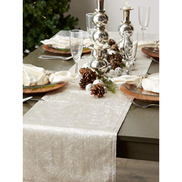 Elegant DII Velvet Table Runner for Dining Room