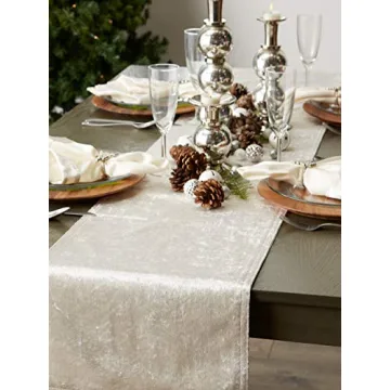 Elegant DII Velvet Table Runner for Dining Room