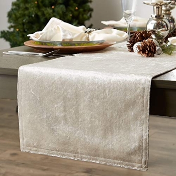 Elegant DII Velvet Table Runner for Dining Room