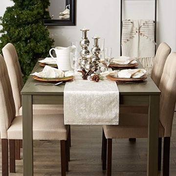 Elegant DII Velvet Table Runner for Dining Room