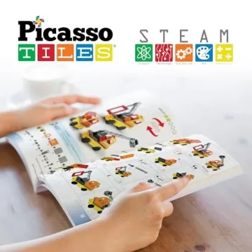 PicassoTiles Building Block Idea Book for Kids 3+