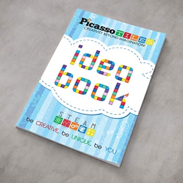 PicassoTiles Building Block Idea Book for Kids 3+