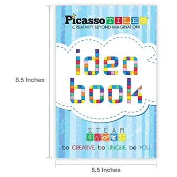 PicassoTiles Building Block Idea Book for Kids 3+