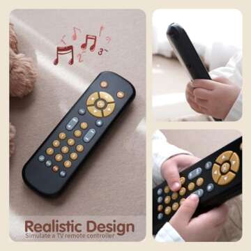 Nueplay Baby TV Remote Control Toy - Educational Fun for Toddlers