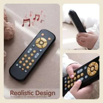 Nueplay Baby TV Remote Control Toy - Educational Fun for Toddlers