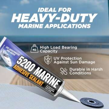High Strength 5200 Marine Sealant - UV Resistant & Fast Cure