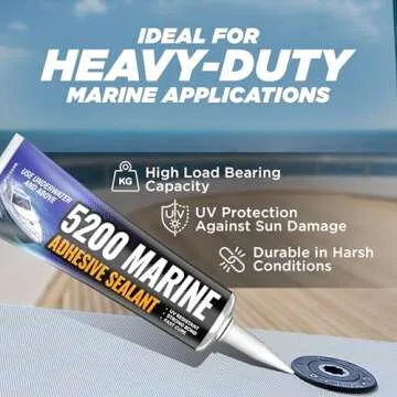 High Strength 5200 Marine Sealant - UV Resistant & Fast Cure