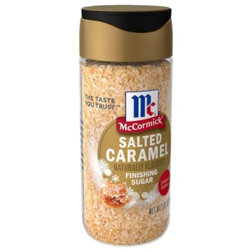 McCormick Salted Caramel Finishing Sugar - Elevate Your Desserts & Treats