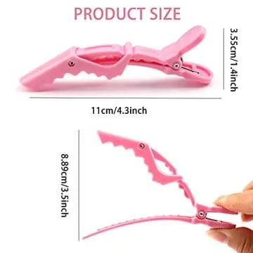 38 Pcs Pastel Styling Hair Clips Set Butterfly Hair Clamps Clips Alligator Hair Clips Croc Clips and Rat Tail Comb for Styling Sectioning Cuttingm Coloring Hairdressing Salon Tool Hair Accessories