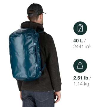 Osprey Transporter 40L Duffel Bag - Stylish Travel Essential