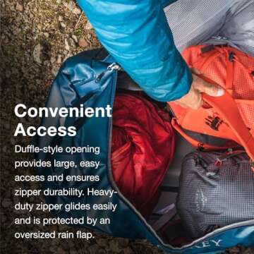 Osprey Transporter 40L Duffel Bag - Stylish Travel Essential