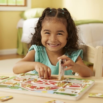 Melissa & Doug Magnetic Puzzle Board for Toddler Fun