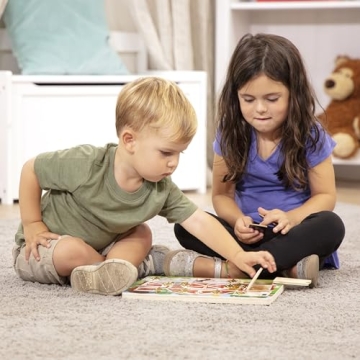 Melissa & Doug Magnetic Puzzle Board for Toddler Fun