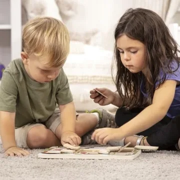 Melissa & Doug Magnetic Puzzle Board for Toddler Fun