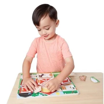 Melissa & Doug Magnetic Puzzle Board for Toddler Fun