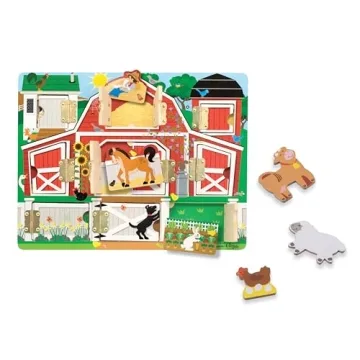 Melissa & Doug Magnetic Puzzle Board for Toddler Fun