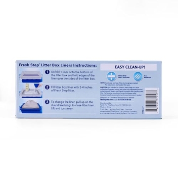 Fresh Step Litter Box Liners - 7 Count - Drawstring, Large