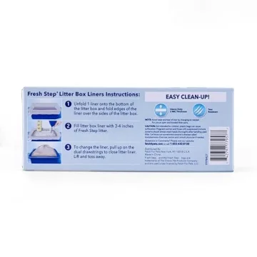 Fresh Step Litter Box Liners - 7 Count - Drawstring, Large