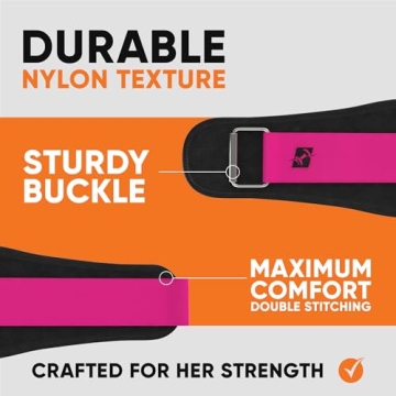 Stylish Women's Weightlifting Belt for Optimal Support