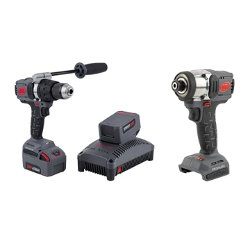 Ingersoll Rand D5241-K22 1/2" 20V Cordless Hammer Drill 2 Battery Kit with the Ingersoll Rand W3111 ...
