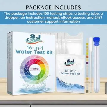 Water Testing Kits for Drinking Water - High Sensitivity Water Test kit w/Personalized Water Analysis Report & Action Plan -Home Ph Strips Detect 16 Parameters Including Lead, pH & more- lead Test Kit