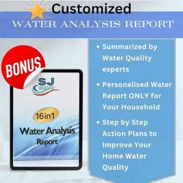 Water Testing Kits for Drinking Water - High Sensitivity Water Test kit w/Personalized Water Analysis Report & Action Plan -Home Ph Strips Detect 16 Parameters Including Lead, pH & more- lead Test Kit