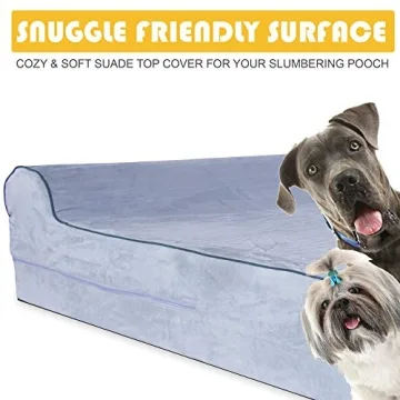 Orthopedic Memory Foam Dog Bed for Large Breeds