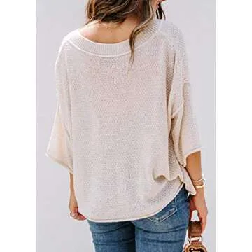 Chic Ermonn Heart Sweater Women V Neck Fashion