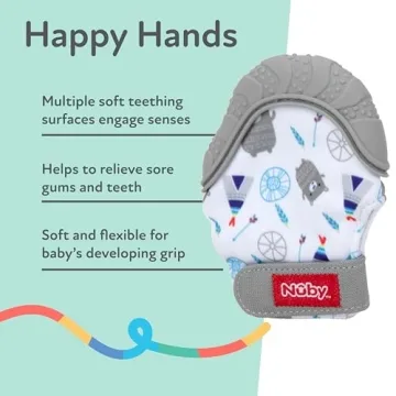 Nuby Soothing Teething Mitten for Baby's Relief