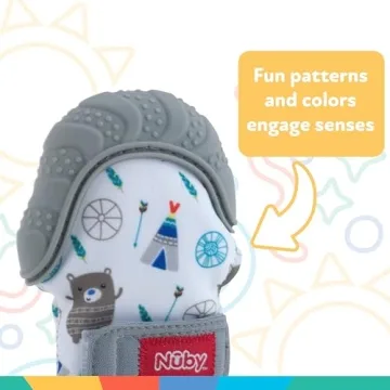 Nuby Soothing Teething Mitten for Baby's Relief