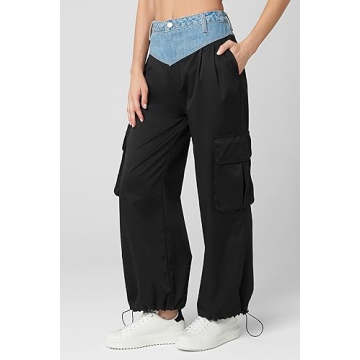 Stylish [BLANKNYC] Women's Franklin Pant with Cargo Pockets