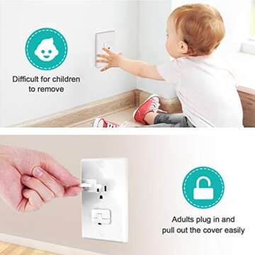 Baby Proofing Outlet Covers - Safety First with 40 Pack