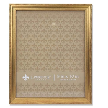 Elegant Gold Bead Picture Frame for Cherished Memories