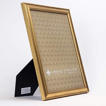 Elegant Gold Bead Picture Frame for Cherished Memories
