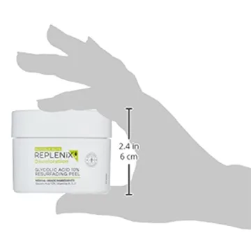 Replenix Glycolic Acid 10% Skin Peel Pads for Radiant Skin