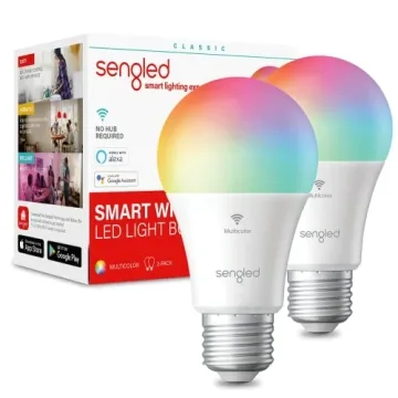Sengled Smart WiFi Light Bulbs That Work with Alexa & Google Home, No Hub Required, LED Light Bulb A...