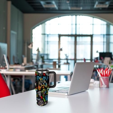 40oz Gamer Tumbler Cup for Gaming Gifts for Boys