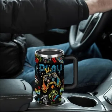 40oz Gamer Tumbler Cup for Gaming Gifts for Boys