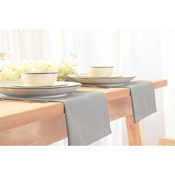 PurpleEssences Stylish 100% Cotton Dinner Napkins Set