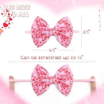 Adorable Lanmerry Valentine's Day Baby Bow Headbands