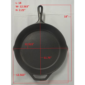 Lodge 12 Inch Cast Iron Skillet for Perfect Cooking