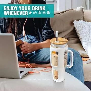WINSA Glass Tumbler - 46 oz Eco-Friendly Drinkware