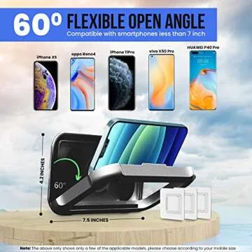 Spread Pixie Dust Shower Phone Case Holder Waterproof Upgraded Phone Shower Holder Wall Mount Bathroom TV Shower Gadget Shower Accessory Phone Mount iPhone Shower TV (Pure Black)