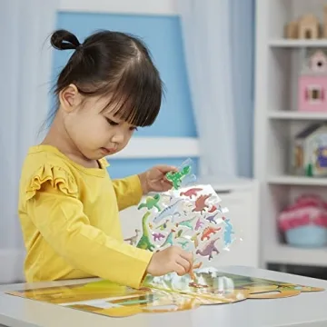 Engaging Melissa & Doug Dinosaur Puffy Sticker Play Set