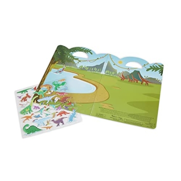 Engaging Melissa & Doug Dinosaur Puffy Sticker Play Set
