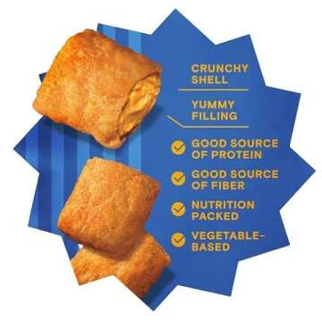 High Protein, High Fiber Stuffed Snacks - Gluten Free, Vegan, Non-GMO, Low Glycemic, Plant Based - Z...