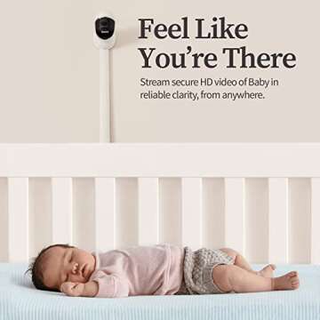 Owlet Cam Smart Video Baby Monitor with Video Camera and Audio - Secure WiFi, 1080p Night Vision, Cu...